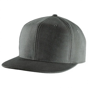Gorra Unisex de 6 Paneles de Algodón con Cierre a Presión, Color Sólido, Visera Plana, Estilo Béisbol, para Uso Casual, Talla Adulto 58-60CM - Product Image 2