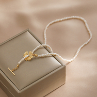 Collier ras du cou tendance en perles Edison, plaqué or 14 carats, perles d'eau douce naturelles de qualité AAAA pour l'anniversaire et le mariage des femmes