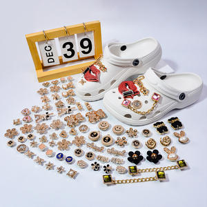 Breloques Bling or ruban Designer bijoux jolies chaînes mignonnes accessoires adultes boucle de chaussure en métal décorations de chaussures breloques de chaussures - Product Image 3