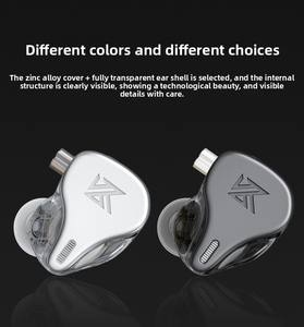 Audífonos Originales KZ-DQ6 de 2 Pines Desmontables con Cable, Audífonos Intrauditivos Estéreo de Alta Fidelidad con Bajos, Audífonos <span class=keywords><strong>Deportivos</strong></span> con Cable y Micrófono - Product Image 5