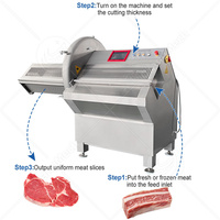 Machine à découper la viande ORME pour bœuf, porc, fromage, viande congelée, saucisses, bacon, jambon