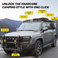 Accessoires pour Jetour T2 2025 2026 : Kit de carrosserie amélioré, accessoires intérieurs et extérieurs, barres de toit, échelle pliante tout-terrain, boîte latérale