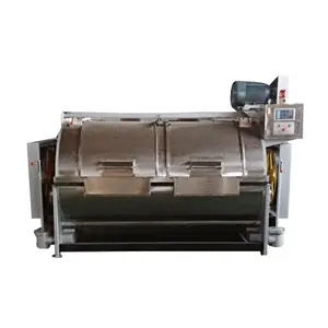 GX-200kg Buik Type Kledingstuk/Kleding/Wol Wassen Verven Machine Semi Auto Stoom Verwarmd Water Wasmachine Voor Wassen Plant