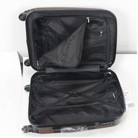 Valise vintage rose, coffre à bagages, valise à roulettes, sac de voyage, valise à roulettes, bagages de voyage professionnels