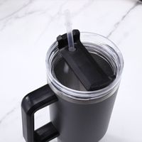 Gobelet de voyage Offre Spéciale isolé sous vide en acier inoxydable 40 oz Termos Copo Tumblers Cup avec poignée et paille