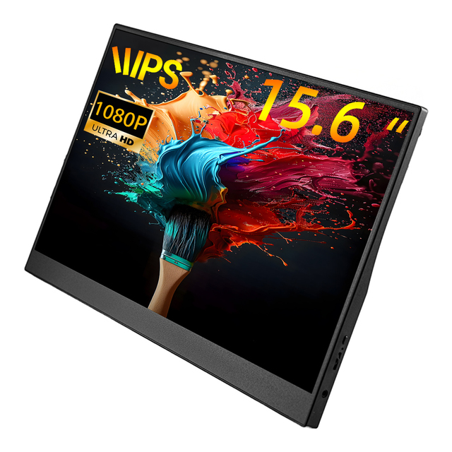 Factory Origin 15.6 Inch Screen Extender Portable 1080P IPS LCD Type C Display for Laptop Education Online Learning