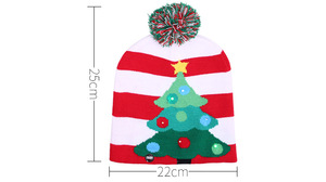 LED Light-up <strong>Christmas</strong> <strong>Hat</strong> Xmas Santa <strong>Ugly</strong> <strong>Hat</strong> Beanie Lights Flashing Cap for New Year Party Unisex Winter Snow <strong>Hat</strong> Sweater <strong>Ugly</strong> - Product Image 6