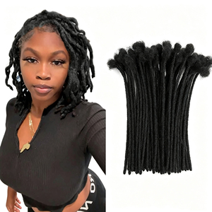 Dreadlocks <span class=keywords><strong>Rasta</strong></span> pas chers pour homme, extensions de <span class=keywords><strong>cheveux</strong></span> humains afro crépus, dreadlocks naturelles pour <span class=keywords><strong>femme</strong></span> - Product Image 1