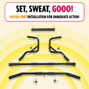 Wellshow thể thao doorway kéo lên thanh Chin up <span class=keywords><strong>Dip</strong></span> thanh không có screwing khung cửa <span class=keywords><strong>pullup</strong></span> thanh - Product Image 6