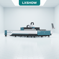 Machine de découpe laser à fibre CNC numérique haute précision à plateforme unique LX4020FC 4000*2000mm pour plaques d'acier 1.5KW/3KW/6KW
