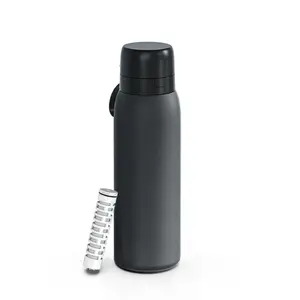 Stainless Steel Insulated Water Bottle with Filter NSF Certified Filtered Water Filtration Elements Reduce 99.9% of Chlorine