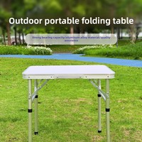 Table pliante portable Tench AL12 en alliage d'aluminium de 0,6 m, mobilier d'extérieur multifonctionnel, lit tubulaire détachable, table d'ordinateur