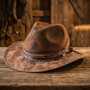 Amazing Pirates Genuine Calf Leather Cowboy Hat BS International Customised Long Lasting Quality Fashion Unisex Casual Beach - Product Image 1