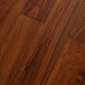 ठोस लकड़ी फर्श लॉक हार्डवुड फर्श इनडोर फर्श अमेरिकी अखरोट शैली प्राकृतिक एल 100% वास्तविक लकड़ी 18 मिमी