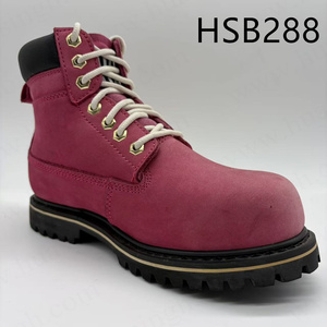 <span class=keywords><strong>Bottes</strong></span> de travail en cuir gaufré HY, anti-rayures, qualité supérieure, pour conditions humides, semelle extérieure en caoutchouc Goodyear, chaussures de travail HSB141 - Product Image 6
