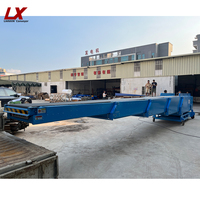 Convoyeur de chargement d'avions Lianxin, chargeur de bagages d'aéroport, quai mobile, équipement de manutention de fret, bande transporteuse PVK de 3,0 mm, vitesse de 10 à 60 m/min