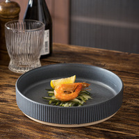 EKA service de vaisselle en céramique élégant et contemporain personnalisé assiettes et bols service de vaisselle en grès pour restaurant hôtel