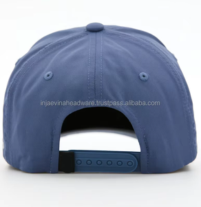 Gorra de Béisbol Azul de 6 Paneles con Bordado de Logotipo Geométrico, Unisex, Ajustada, Estilo Casual para Primavera/Verano - Product Image 5