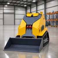Meilleur prix pour mini-chargeuse sur pneus de 1,2 tonne H-490 CE certifiée EPA avec moteur Kubota Yanmar en stock