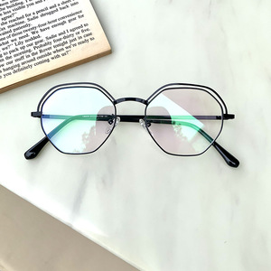 Montures de lunettes Tianya Octagon, monture complète, anti-UV et anti-lumière bleue, pour étudiants unisexes atteints de myopie - Product Image 2