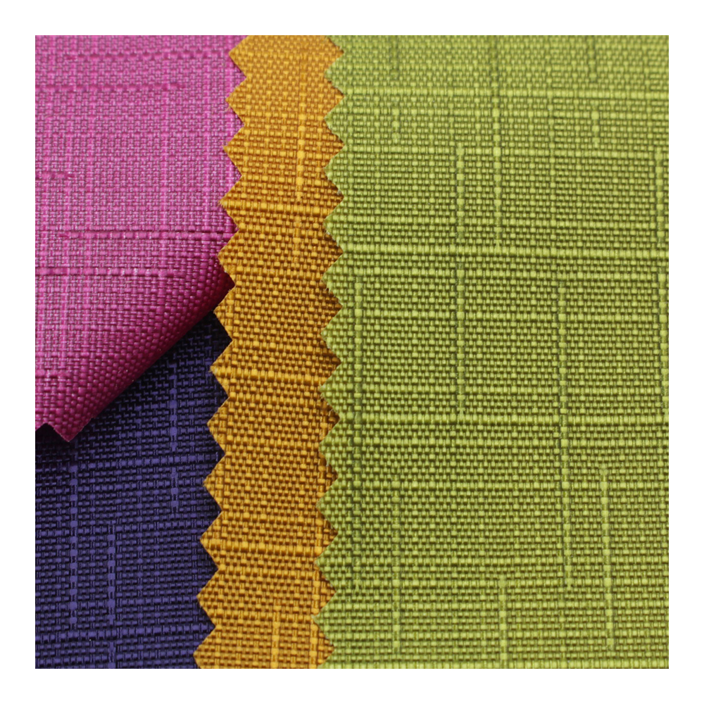 100 % Nylon 420d Ripstop Nylon Fabric with Pu Coated