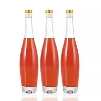 ONO 175ml 375ml 500ml boule de Bowling en forme de boule de Bowling bouteille de vin classique clair Whisky Vodka tequila avec couvercle d'étanchéité