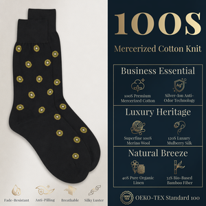 TOMOZ ECHO Men's Logo Custom Kiwi Fruit Dress <strong>Socks</strong> Designer Mid Calf <strong>Socks</strong> <strong>for</strong> Business Travel Office <strong>Wedding</strong> Suit Accessories - Product Image 2