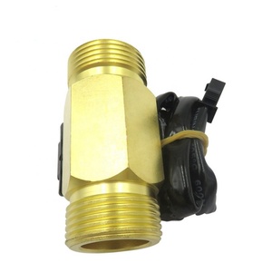 Capteur de débit d'eau en laiton 1-30L/min 1.75Mpa YF-B6 avec câble - Product Image 2