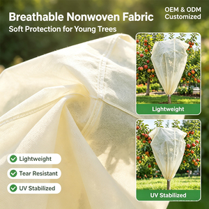 Bolsa Protectora para Árboles de Tela No Tejida, Protección Contra Heladas, Cubierta para Plantas, Altura Personalizable, Cubierta de Sombra para Árboles de Jardín - Product Image 5