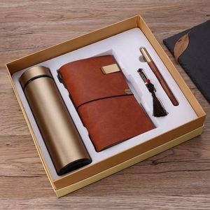 Coffret Cadeau d'Entreprise Élégant : Carnet en PU Rigide, Bouteille Isotherme, Stylo, Clé USB, Boîte Cadeau de Luxe Personnalisable - Product Image 2