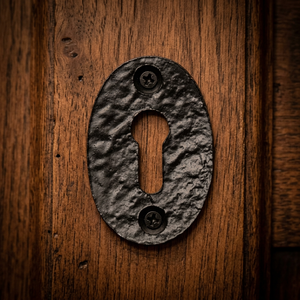 Plaque de cache-serrure en fonte de qualité supérieure, durable et décorative, pour poignées de porte, trous de serrure et intérieur – En vente - Product Image 3