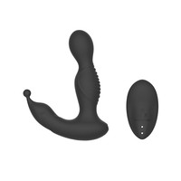 Trainingsset für Männer Prostata-Sexspielzeug Fernbedienung 10 Frequenzen mit Kopfrotation Vibrator Silikon Analplug Männlicher Vibrator