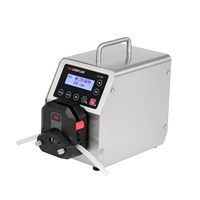 Pompe péristaltique multicanal Lead Fluid BT100S pour moteur pas à pas, machine de remplissage de liquides de laboratoire 220V