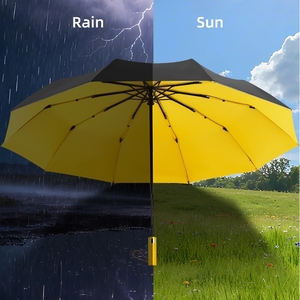 Parapluie professionnel pliable en 3 sections, logo personnalisé, extra large, robuste, résistant <span class=keywords><strong>au</strong></span> <span class=keywords><strong>vent</strong></span>, vente en gros, idéal pour les cadeaux d'entreprise - Product Image 6