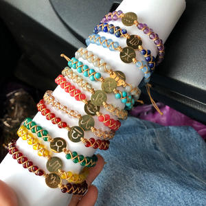 Bracelet de naissance <span class=keywords><strong>du</strong></span> zodiaque Bélier, bracelet de cristal de guérison <span class=keywords><strong>du</strong></span> <span class=keywords><strong>horoscope</strong></span>, bracelet en pierres précieuses de 4 mm, bracelet d'astrologie - Product Image 1