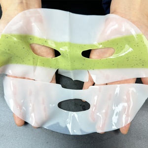 Mặt nạ giấy collagen bán buôn với Vitamin C & E, Retinol, Hyaluronic Acid & Trà Matcha - Mặt nạ giấy thảo dược làm săn chắc da, trị mụn - Product Image 5