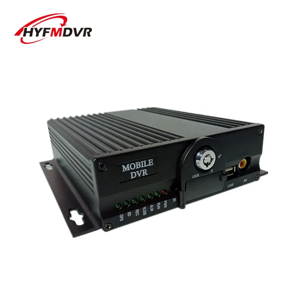 HYF AHD 1080P Fahrzeug Blackbox DVR Dual SD Karte 6 Kanäle Mobiler DVR für Taxi Car Truck Schulbus