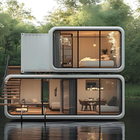 Apple Cabin Maison mobile Maison modulaire en conteneur détachable Nouveau design Cabine Apple étanche