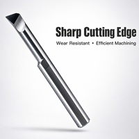 Barre de micro-alésage en carbure monobloc, tige de 4 mm et 6 mm, outil de tournage interne, mini-alésage 1,0 mm, 2,0 mm, 3,0 mm, fraise de profilage CNC pour tour