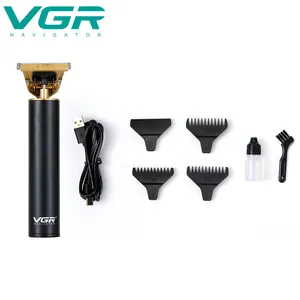 VGR V-087 חם מכירות אמזון מקצועי נטענת ברבר אפס ומרווחות שיער גוזם קליפר סט vgr v-087 חשמלי שיער גוזז
