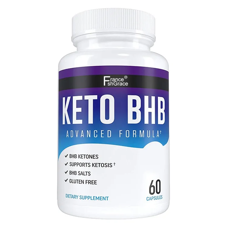 60 капсул диетическая добавка Кето Bhb кетоны поддерживает кетоз капсулы без глютена