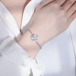 Natuna gioielli di moda rame Flower18K braccialetto d'oro delle donne di lusso gioielli raffinati bracciali bracciale di lusso per la festa di nozze regalo