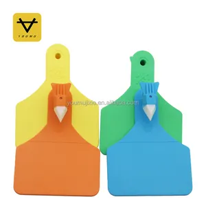 New Design Plastic Animal Ear Tags Small Size Wordless All-in-one Eartags for Farm Equipment