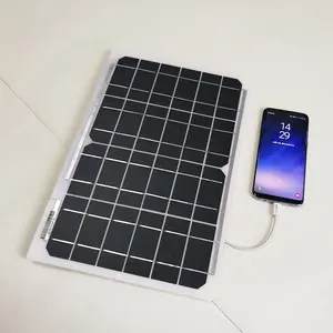 10W Portable Mini Semi Flexible Solar Panel for Phone Charger