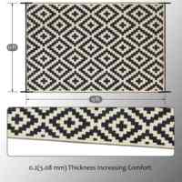 Tapis d'annexe de caravane personnalisé en plastique recyclé tapis en polypropylène imperméable tapis de paille tapis de camping-car tapis de patio extérieur
