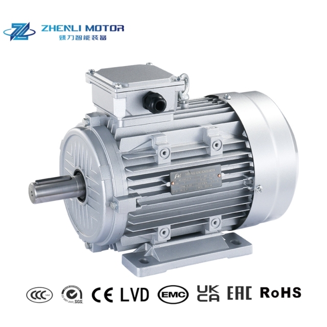5.5KW 7.5HP 1500RPM 50/60Hz 380V 400V 415V Aluminum Housing CE ISO9001 Three Phase Ac Motor