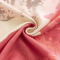Écharpe imprimée femme plante fleur chaud châle mode cou et protection contre le froid écharpe Hijab