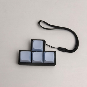 Jouet anti-stress créatif en plastique en forme de T, clavier à boutons, jouet de décompression, porte-clés amusant à presser, petit pendentif, jouets clavier - Product Image 6
