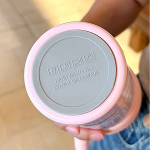 Taza de Viaje Térmica de Acero Inoxidable con Tapa y Pajita, Taza de Café Ecológica para Camping - Product Image 6