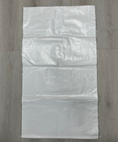 Sac d'emballage en PP tissé blanc pour riz, farine, aliments pour animaux, fruits de mer, stockage en vrac, haute résistance, hautement personnalisable, recyclable